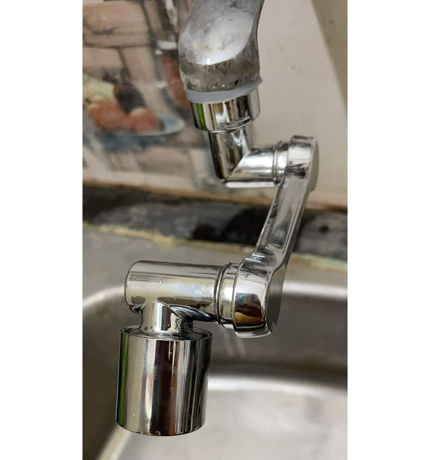 1080° Rotating Faucet Extender Aerator with Dual Water Modes – Plastic Sink Sprayer - UrbanTeer