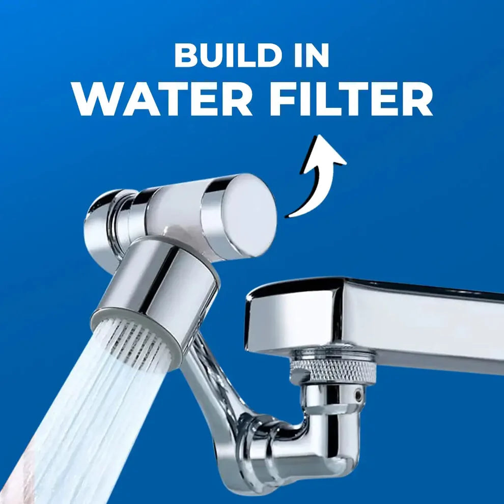 1080° Rotating Faucet Extender Aerator with Dual Water Modes – Plastic Sink Sprayer - UrbanTeer