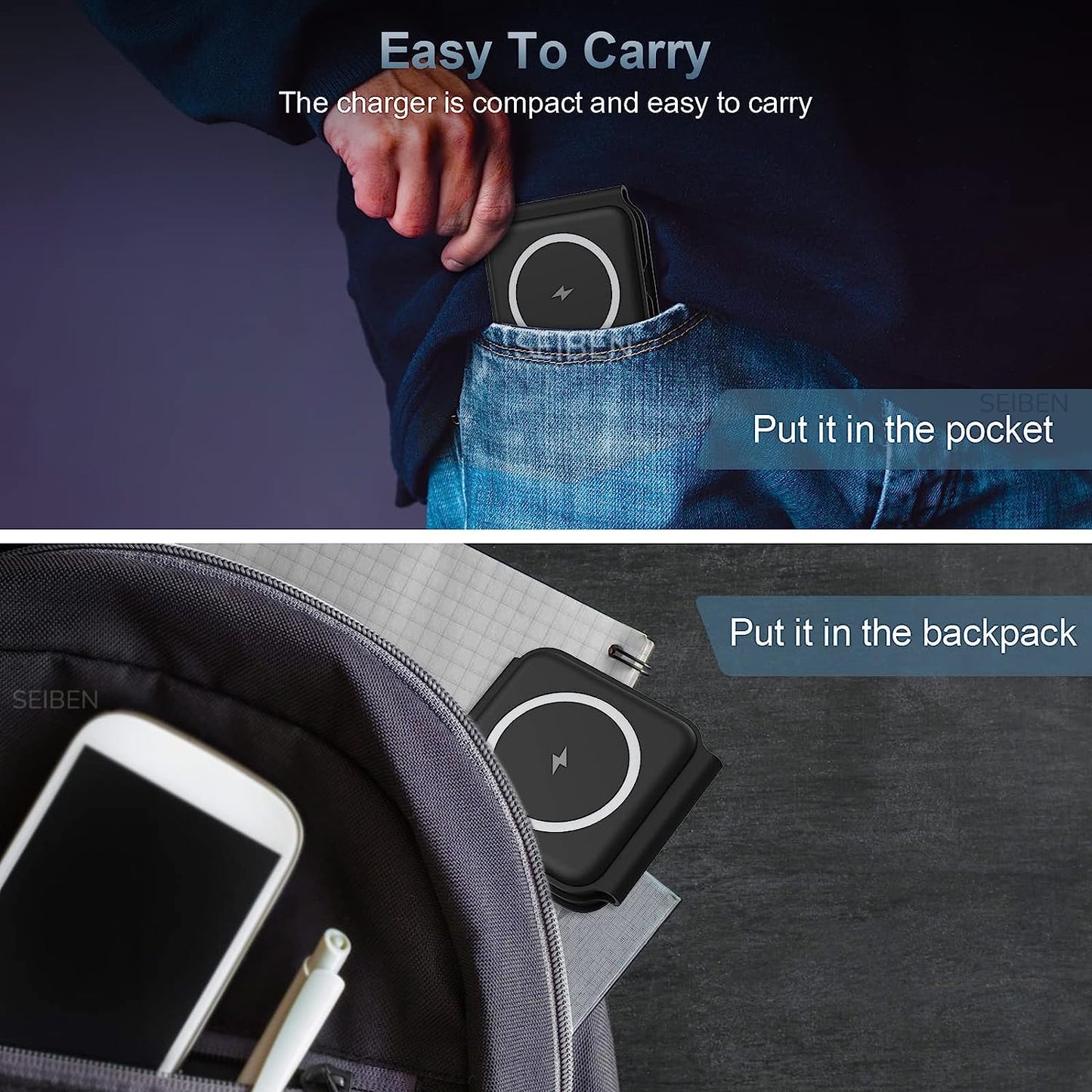 3-in-1 Foldable MagSafe Wireless Charger for iPhone, AirPods & Apple Watch - UrbanTeer