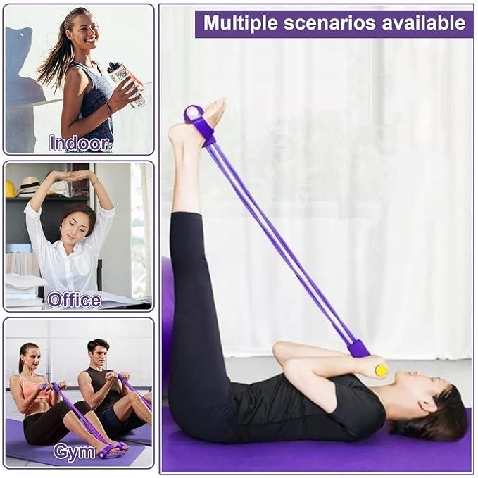 Multi-Function Pedal Resistance Band for Full-Body Yoga & Fitness