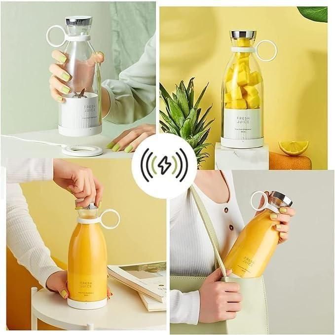 Portable USB Rechargeable Mini Juicer Blender for Travel & Outdoor Use