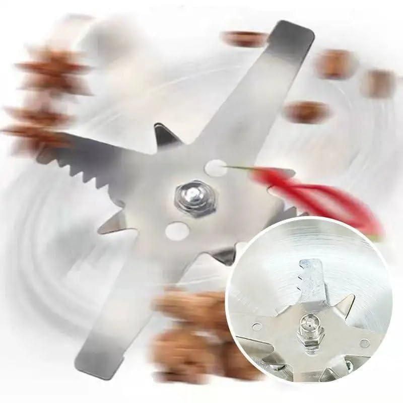 Stainless Steel Coffee Grinder for Herbs, Spices, Nuts & Grains – Heavy Duty Multipurpose Grinder for Home Kitchen