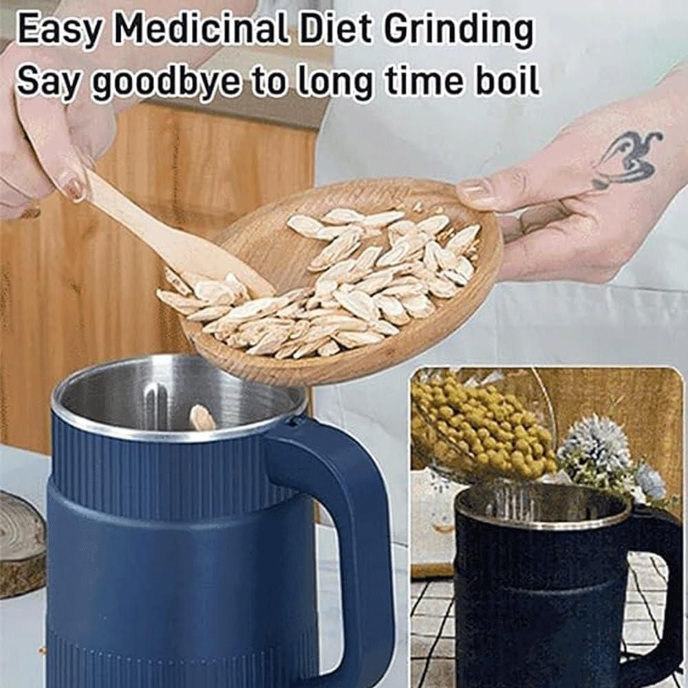 Stainless Steel Coffee Grinder for Herbs, Spices, Nuts & Grains – Heavy Duty Multipurpose Grinder for Home Kitchen