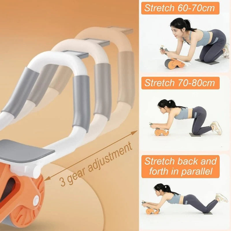 Ab Wheel Roller for Abs Workout – Core & Abdominal Exercise Tool - UrbanTeer