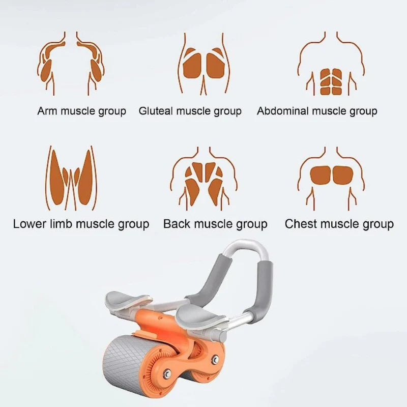 Ab Wheel Roller for Abs Workout – Core & Abdominal Exercise Tool - UrbanTeer