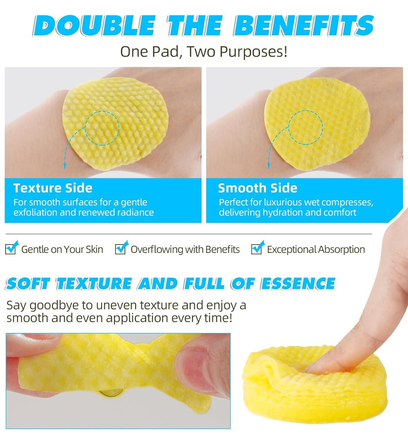 Brightening Cleansing Pads with Turmeric & Kojic Acid - UrbanTeer