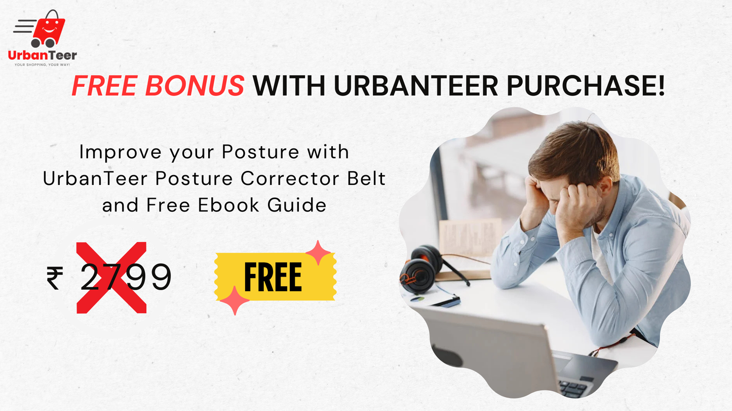 Adjustable Back Posture Corrector Belt for Men & Women – Pain Relief & Spine Support with Free Posture Guide