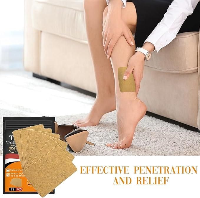 Herbal Turmeric Varicose Vein Relief Patches - UrbanTeer