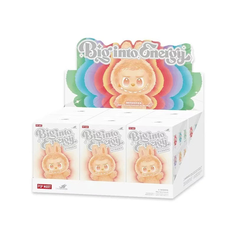 Labubu Big into Surprise Blind Box Keychain – Cute Kawaii Vinyl Charm - UrbanTeer