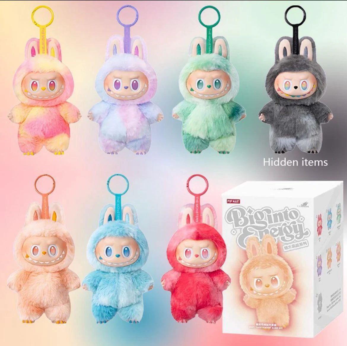 Labubu Big into Surprise Blind Box Keychain – Cute Kawaii Vinyl Charm - UrbanTeer