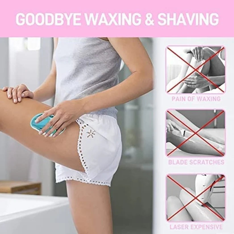 Magic Crystal Hair Eraser – Painless Hair Removal Tool for Men & Women - UrbanTeer