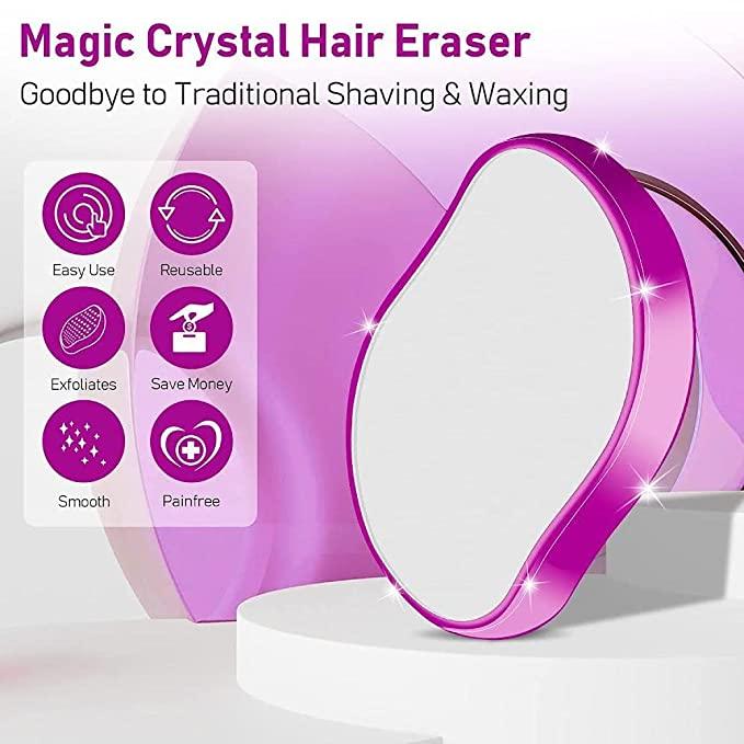 Magic Crystal Hair Eraser – Painless Hair Removal Tool for Men & Women - UrbanTeer