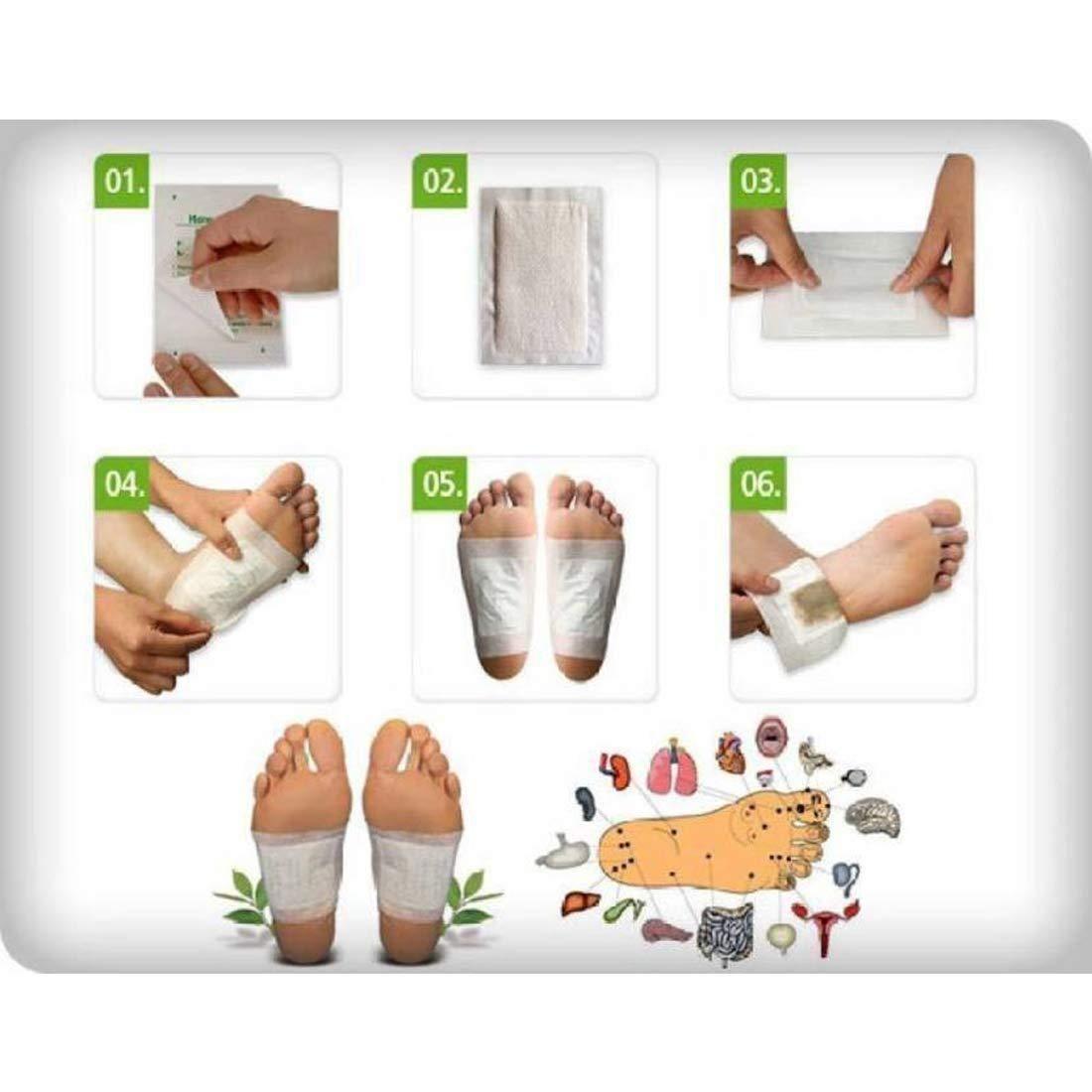Natural Detox Foot Pads – 10 Patches for Stress & Toxin Relief - UrbanTeer