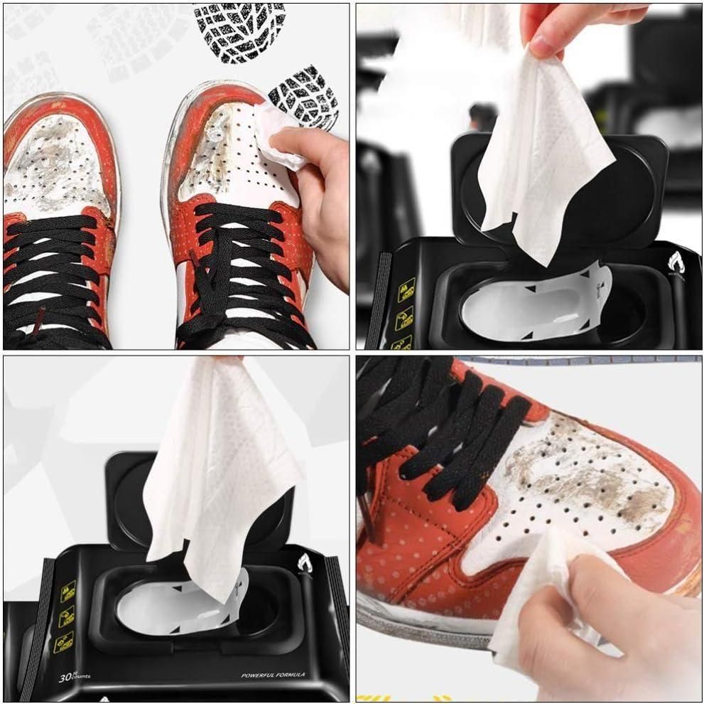 Natural Sneaker & Shoe Cleaning Wipes – 80 Count | Portable & Safe for All Materials - UrbanTeer