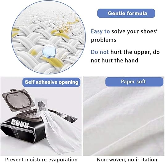 Natural Sneaker & Shoe Cleaning Wipes – 80 Count | Portable & Safe for All Materials - UrbanTeer