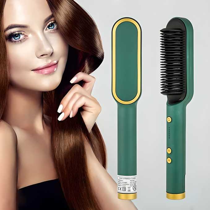 Supersonic Hair Brush Pro – Fast Heating Comb for Smooth Styling - UrbanTeer