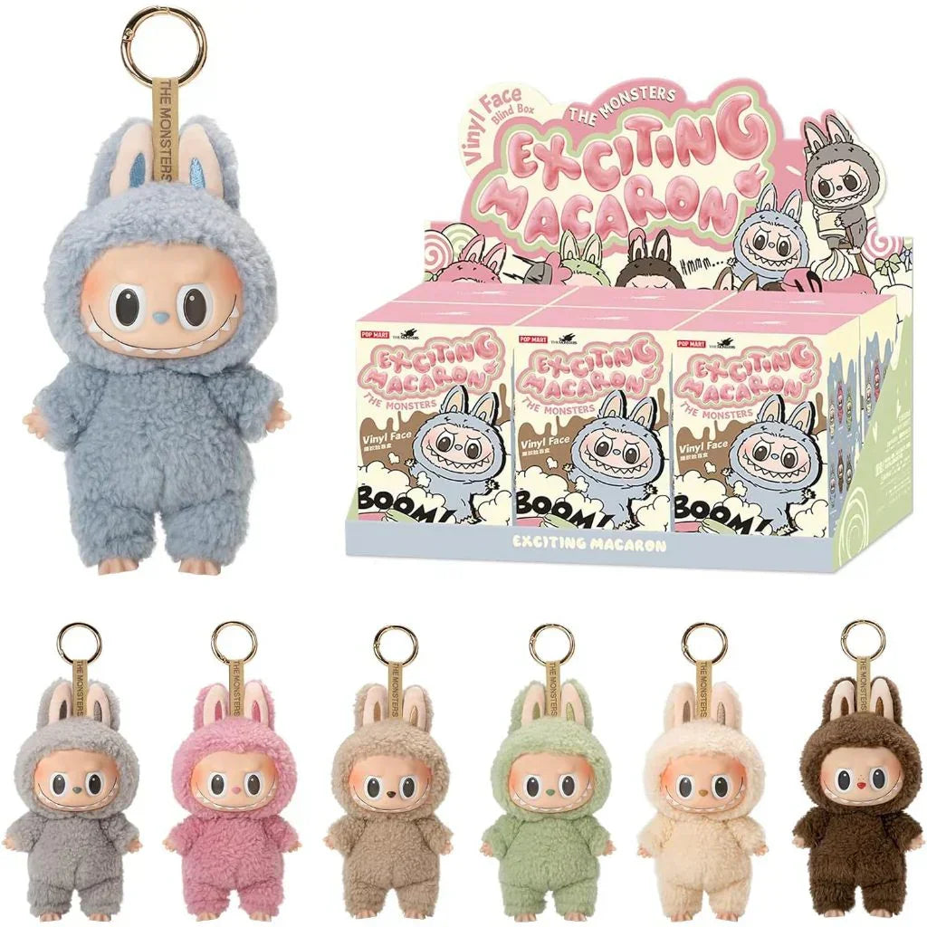 Labubu Doll Big into Surprise Blind Box Keychain – Cute Kawaii Vinyl Charm