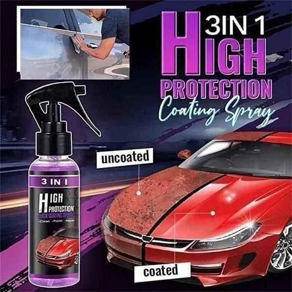 3 in 1 Ceramic Car Coating Spray – High Gloss & Shield - UrbanTeer 