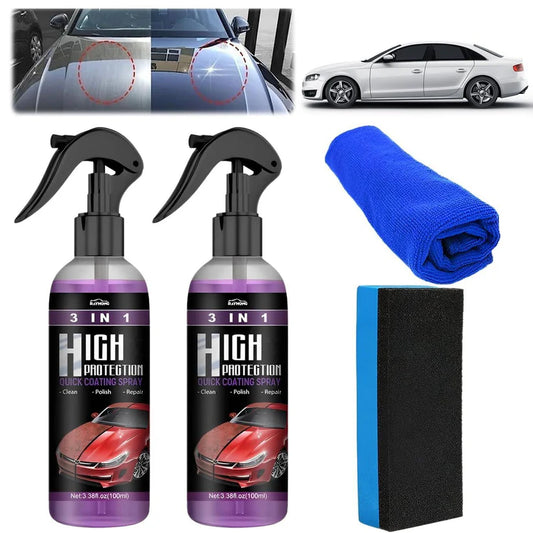 3 in 1 Ceramic Car Coating Spray – High Gloss & Shield - UrbanTeer 