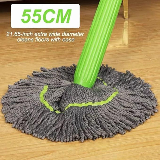 360° Self-Wringing Rotating Mop – Hands-Free Floor Cleaning Tool - UrbanTeer 