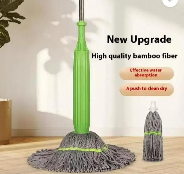 360° Self-Wringing Rotating Mop – Hands-Free Floor Cleaning Tool - UrbanTeer 