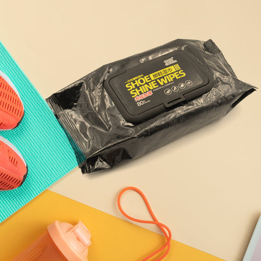 Natural Sneaker & Shoe Cleaning Wipes – 80 Count | Portable & Safe for All Materials