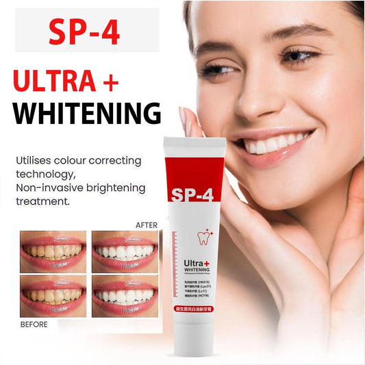 SP-4 Probiotic Whitening Toothpaste – Natural Teeth Whitening, Fresh Breath & Oral Care Buy 1 Get 1  Free