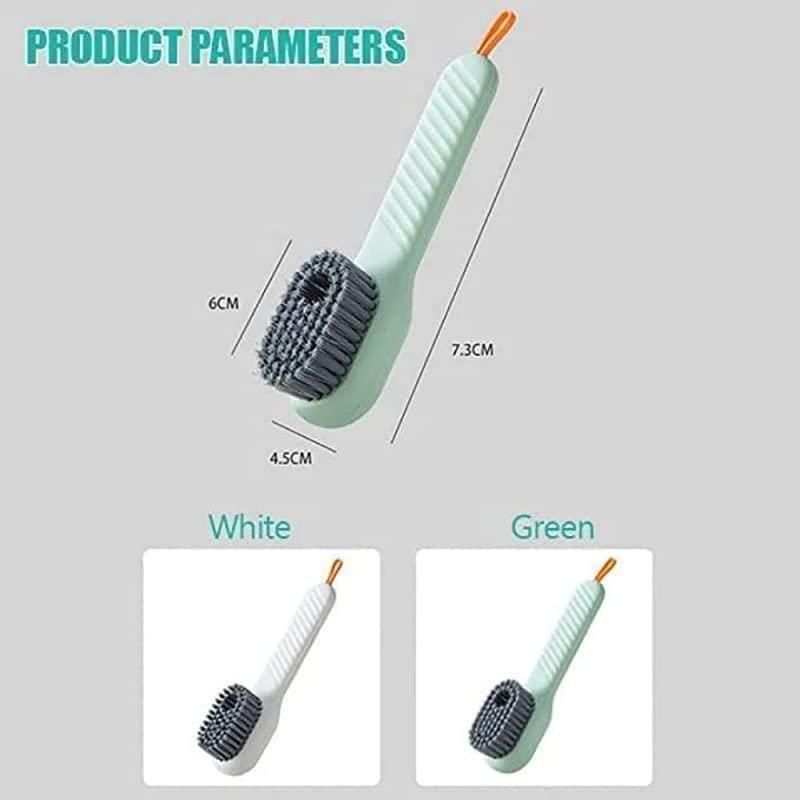 Multifunctional Scrubbing Brush With Soap Dispenser (Pack of 2)