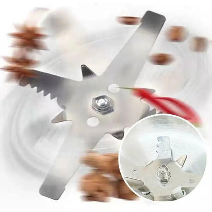 Stainless Steel Coffee Grinder for Herbs, Spices, Nuts & Grains – Heavy Duty Multipurpose Grinder for Home Kitchen