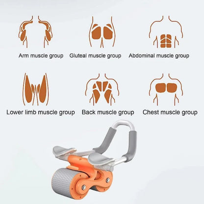 Ab Wheel Roller for Abs Workout – Core & Abdominal Exercise Tool - UrbanTeer 