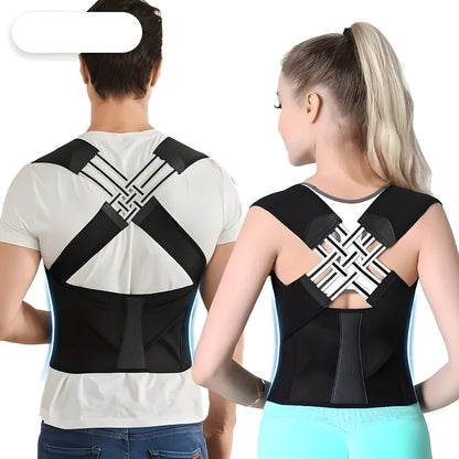 Adjustable Back Posture Corrector Belt for Men & Women – Pain Relief & Spine Support with Free Posture Guide