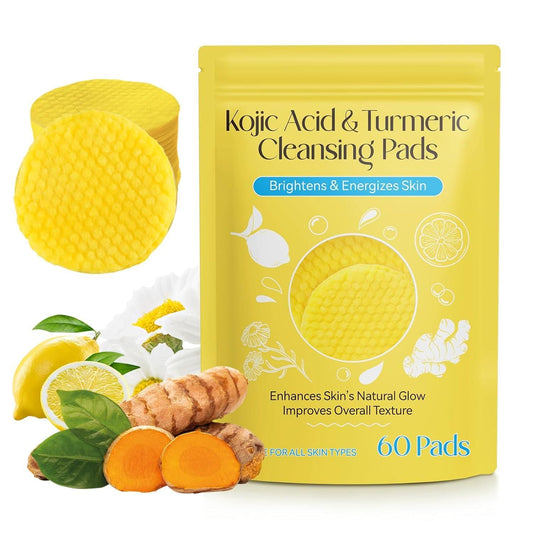 Brightening Cleansing Pads with Turmeric & Kojic Acid - UrbanTeer 