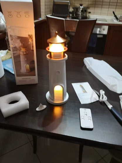 Galaxy Moon Lighthouse Projector – Remote Control Night Light - UrbanTeer 