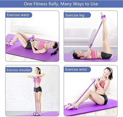 Multi-Function Pedal Resistance Band for Full-Body Yoga & Fitness (6 month warranty) - UrbanTeer 