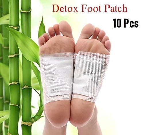 Natural Detox Foot Pads – 10 Patches for Stress & Toxin Relief - UrbanTeer 