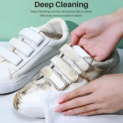 Natural Sneaker & Shoe Cleaning Wipes – 80 Count | Portable & Safe for All Materials - UrbanTeer 