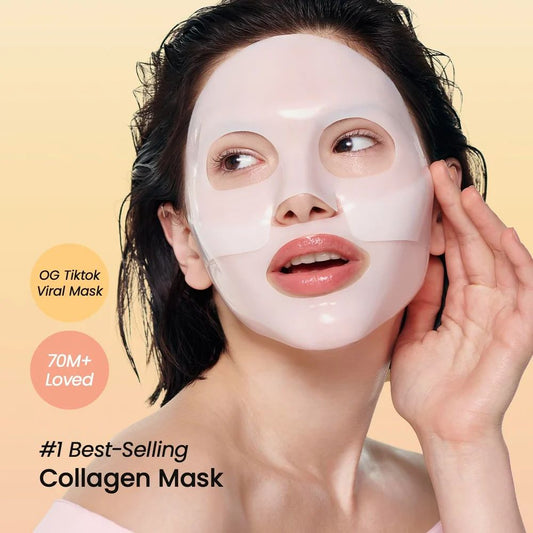 Overnight Korean Bio-Collagen Face Mask for Deep Hydration 4 Pieces - UrbanTeer 