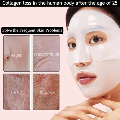 Overnight Korean Bio-Collagen Face Mask for Deep Hydration 4 Pieces - UrbanTeer 