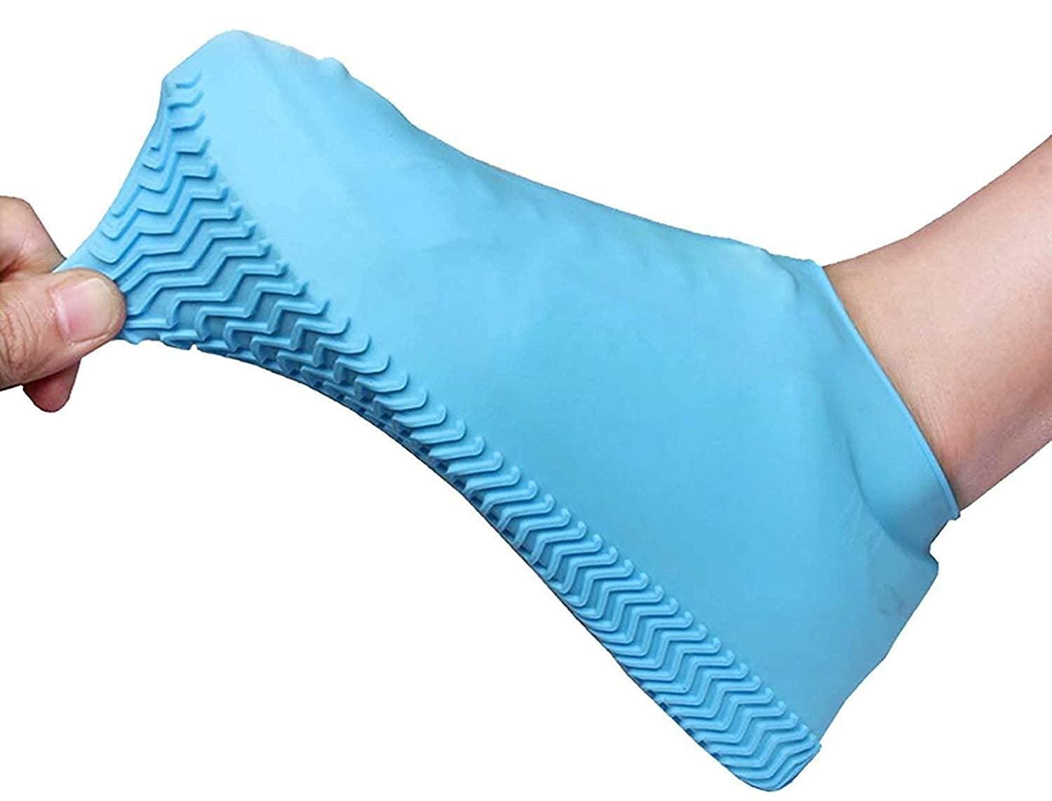 Reusable Silicone Waterproof Shoe Covers | Anti-Skid Boot Protector | Flexible & Portable Rain Shoe Cover - UrbanTeer 