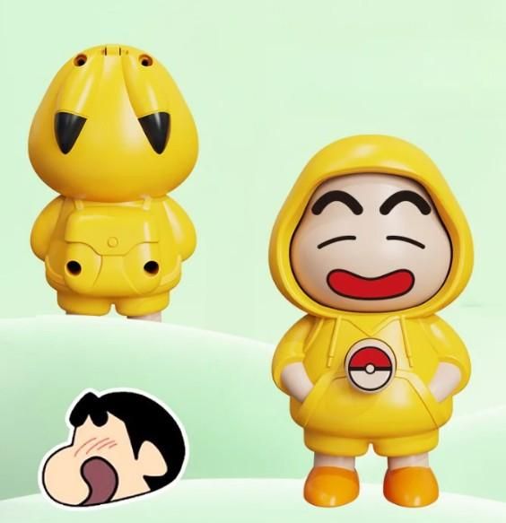 Shinchan Face Changing Keychain with 3 Expressions 3D Cartoon Character ABS Toy Key Holder Unisex Keychain for Bags, Cars & Gifts Cute Action Figure for Kids & Adults - UrbanTeer  