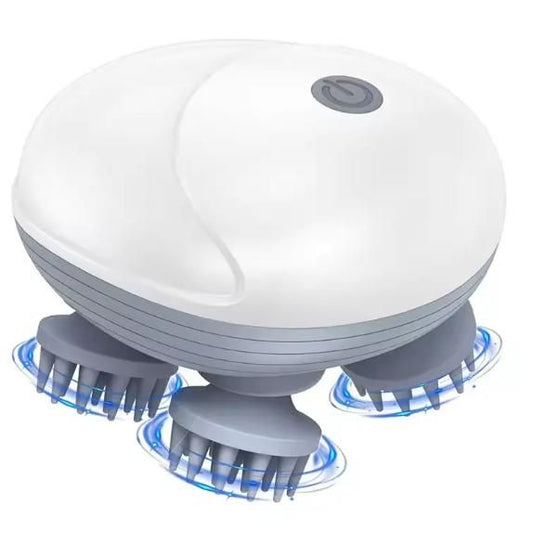 UrbanCalm™ Electric Head & Scalp Massager with 4 Rotating Heads - UrbanTeer 