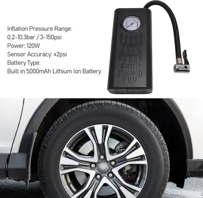 UrbanTeer™ Smart Portable Tire Inflator – Cordless & Automatic - UrbanTeer 